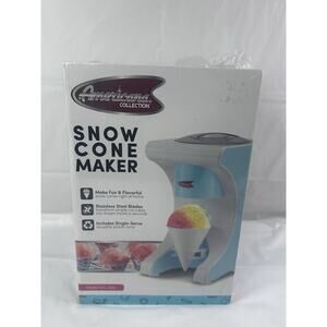 Americana Collection Snow Cone Maker EIC-629 Shaved Ice Machine Summer